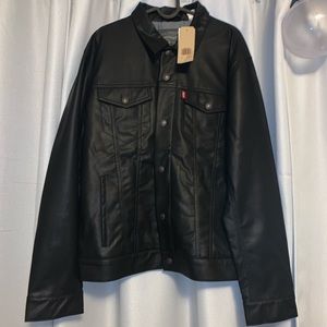 Brand new leather Levi jacket , Never worn